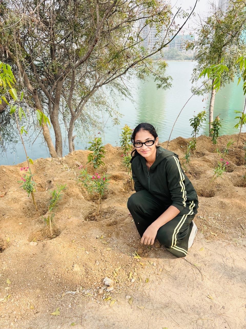 Tree plantation drive, Hyderabad