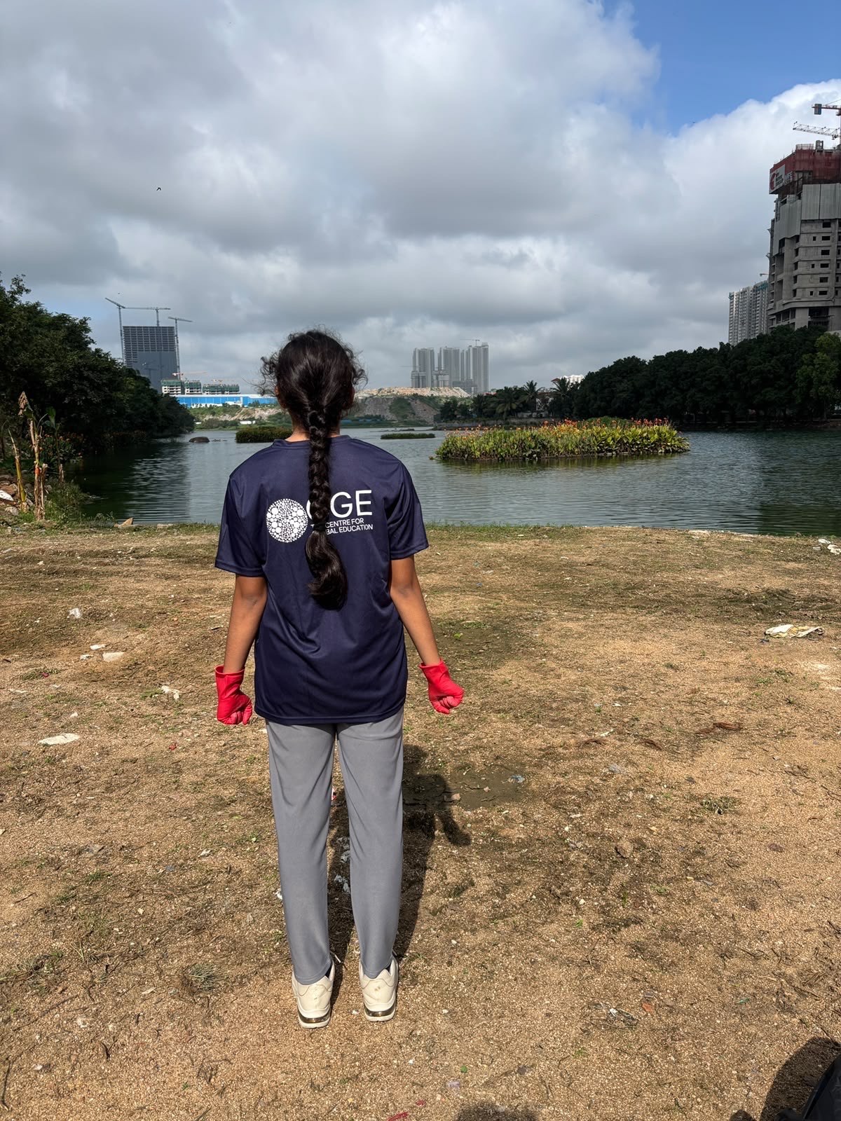 Lake cleaning drive, Hyderabad